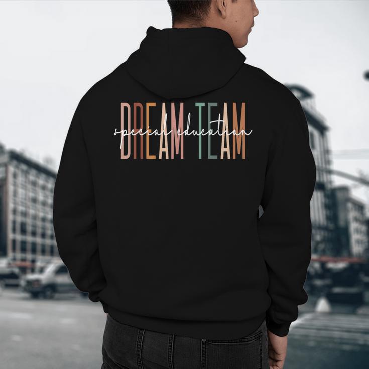Dream Team Special Education Squad Special Education Teacher Men's Hoodie Back Print, novelty gifts, funny gifts Dream Team Special Education Squad Special Education Teacher Men's Hoodie Back Print, novelty gifts, funny gifts
