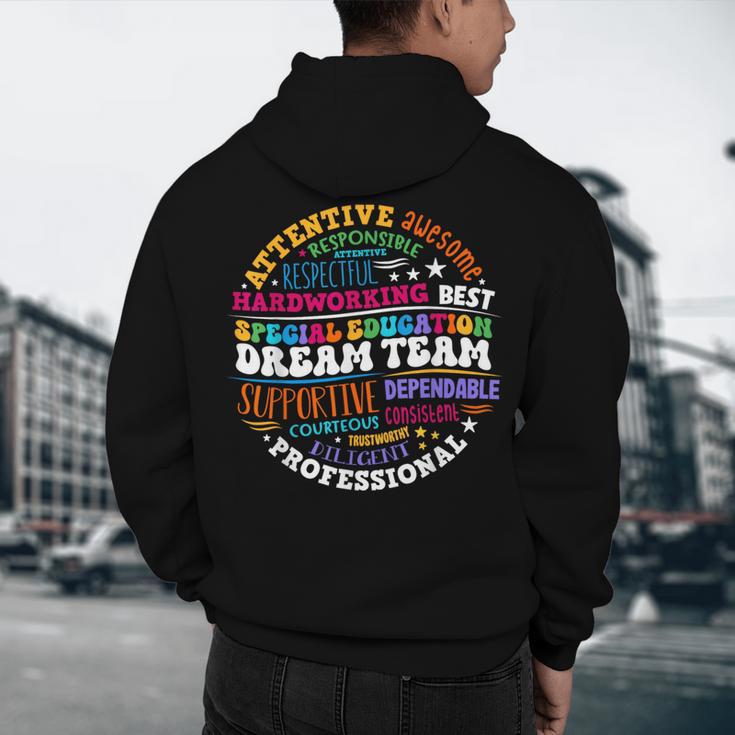 Educators Special Ed Teacher Special Education Dream Team Men's Hoodie Back Print, novelty gifts, funny gifts Educators Special Ed Teacher Special Education Dream Team Men's Hoodie Back Print, novelty gifts, funny gifts