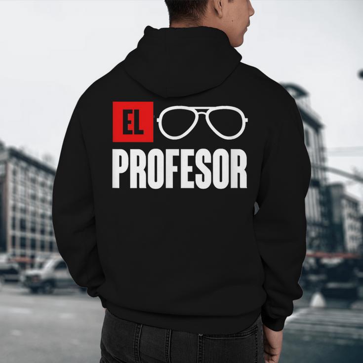 El Professor Money Costume Profesor Glasses Men Teacher Gift Men's Hoodie Back Print, novelty gifts, funny gifts El Professor Money Costume Profesor Glasses Men Teacher Gift Men's Hoodie Back Print, novelty gifts, funny gifts