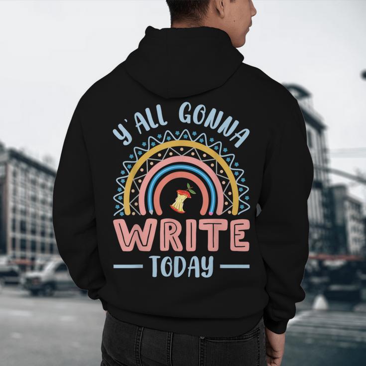 ELA English Teacher Men's Hoodie Back Print, novelty gifts, funny gifts