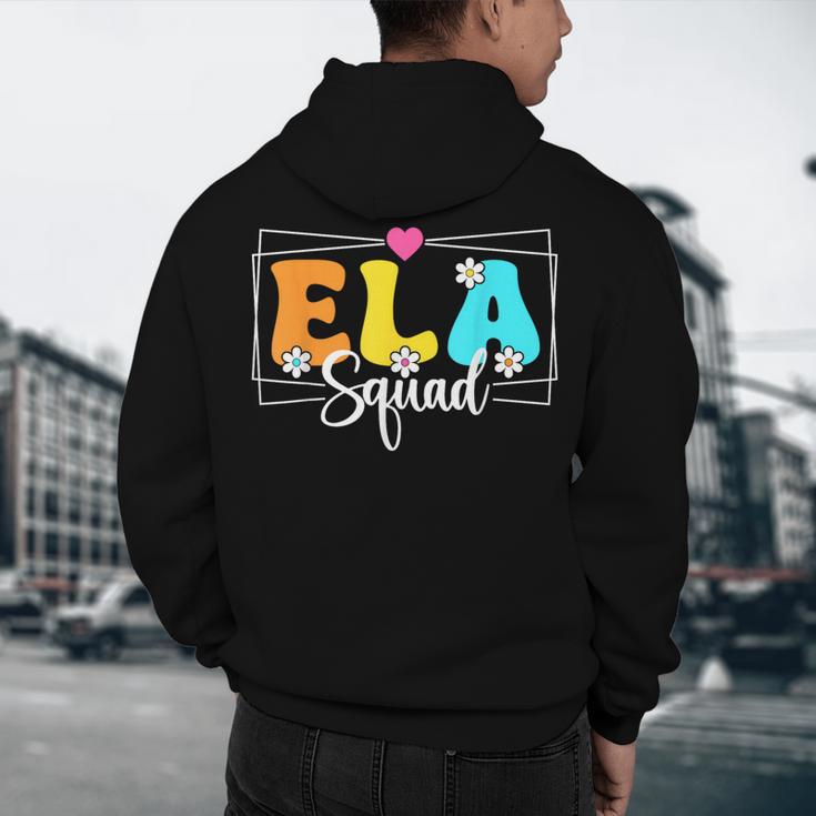 ELA Squad Teacher Back To School English Language Arts Men's Hoodie Back Print, novelty gifts, funny gifts ELA Squad Teacher Back To School English Language Arts Men's Hoodie Back Print, novelty gifts, funny gifts