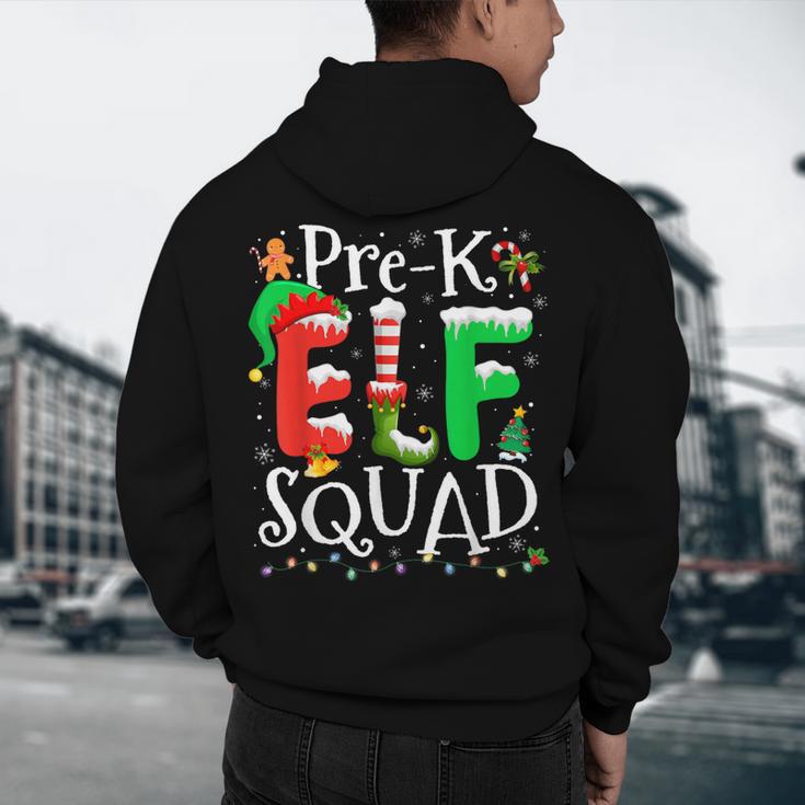 Elf Squad Pre-k Teacher Christmas Child Xmas Men's Hoodie Back Print, novelty gifts, funny gifts Elf Squad Pre-k Teacher Christmas Child Xmas Men's Hoodie Back Print, novelty gifts, funny gifts