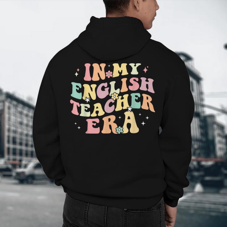 In My English Teacher Era Retro Back To School Literature Men Women Men's Hoodie Back Print, novelty gifts, funny gifts