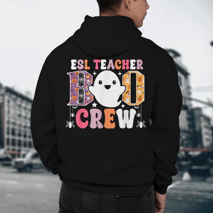 ESL Teacher Boo Crew Halloween Costume Men's Hoodie Back Print, novelty gifts, funny gifts ESL Teacher Boo Crew Halloween Costume Men's Hoodie Back Print, novelty gifts, funny gifts