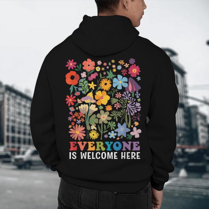 Everyone Is Welcome Here Tshirt Idaho Teacher Support Retro Men's Hoodie Back Print, novelty gifts, funny gifts Everyone Is Welcome Here Tshirt Idaho Teacher Support Retro Men's Hoodie Back Print, novelty gifts, funny gifts