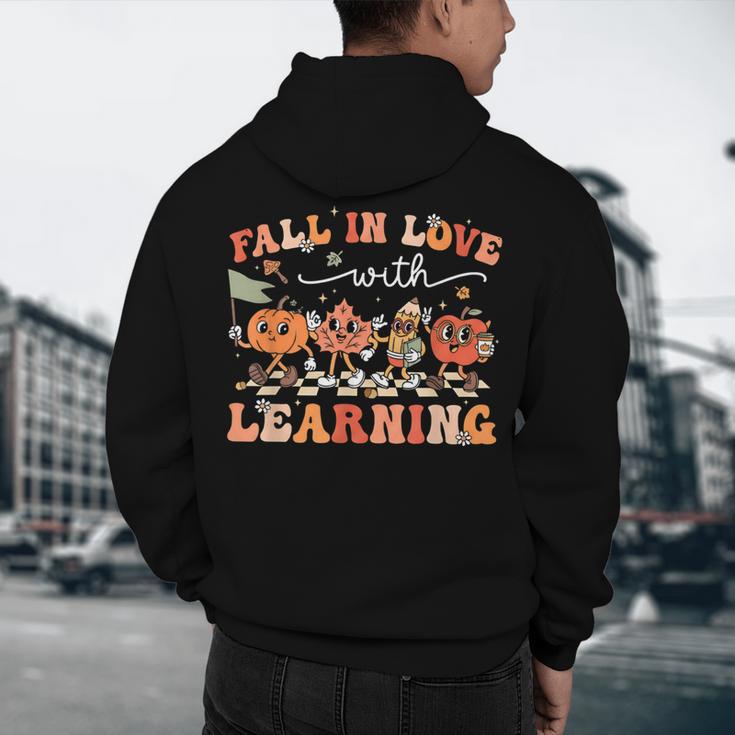 Fall In Love With Learning Autumn Teacher Thanksgiving Men's Hoodie Back Print, novelty gifts, funny gifts Fall In Love With Learning Autumn Teacher Thanksgiving Men's Hoodie Back Print, novelty gifts, funny gifts
