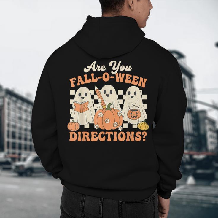 Are You Fall O Ween Directions Halloween Teacher Men's Hoodie Back Print, novelty gifts, funny gifts Are You Fall O Ween Directions Halloween Teacher Men's Hoodie Back Print, novelty gifts, funny gifts
