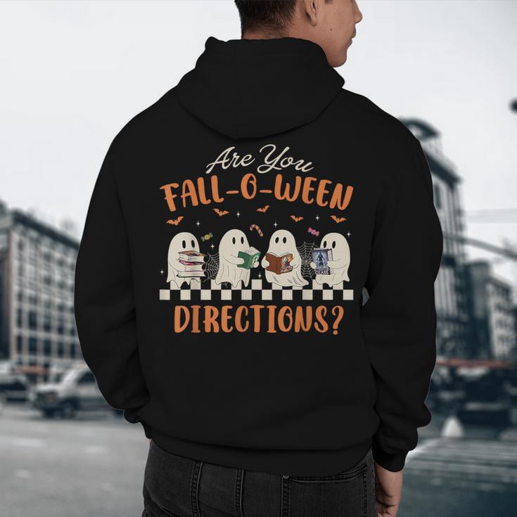 Are You Fall-O-Ween Directions Halloween TeacherGhost Book Men's Hoodie Back Print, novelty gifts, funny gifts Are You Fall-O-Ween Directions Halloween TeacherGhost Book Men's Hoodie Back Print, novelty gifts, funny gifts