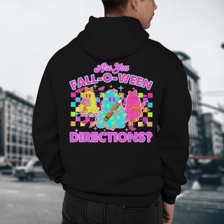 Are You Fall-O-Ween Directions Teacher Ghost Halloween Men's Hoodie Back Print, novelty gifts, funny gifts Are You Fall-O-Ween Directions Teacher Ghost Halloween Men's Hoodie Back Print, novelty gifts, funny gifts