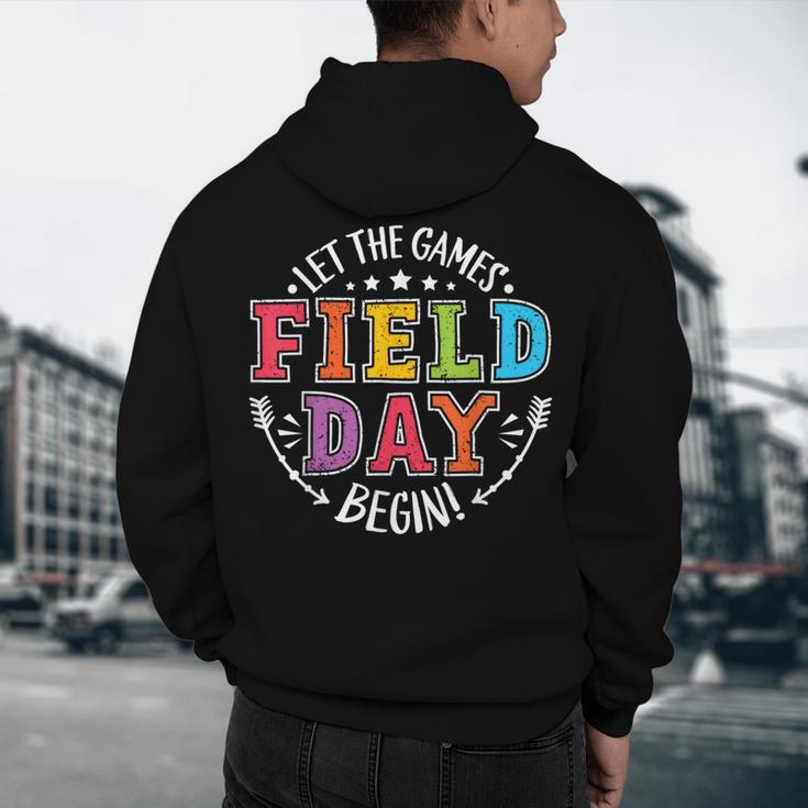 Field Day 2024 Let The Games Begin Teacher Kids Girls Boys Men's Hoodie Back Print, novelty gifts, funny gifts Field Day 2024 Let The Games Begin Teacher Kids Girls Boys Men's Hoodie Back Print, novelty gifts, funny gifts