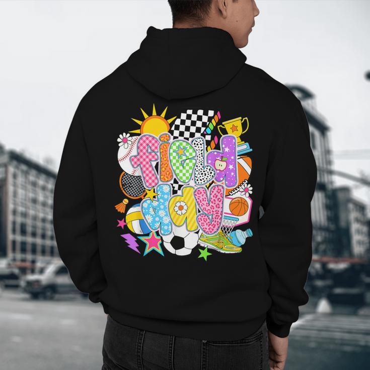 Field Day Fun Day Let The Games Begin Field Trip Teacher Kid Men's Hoodie Back Print, novelty gifts, funny gifts