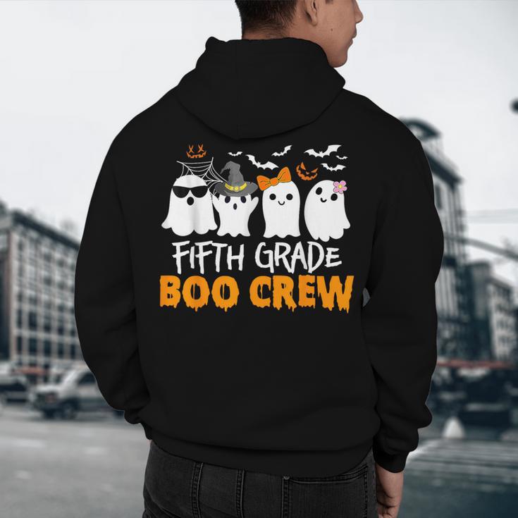 Fifth Grade Boo Crew Halloween Teacher Costume Men's Hoodie Back Print, novelty gifts, funny gifts