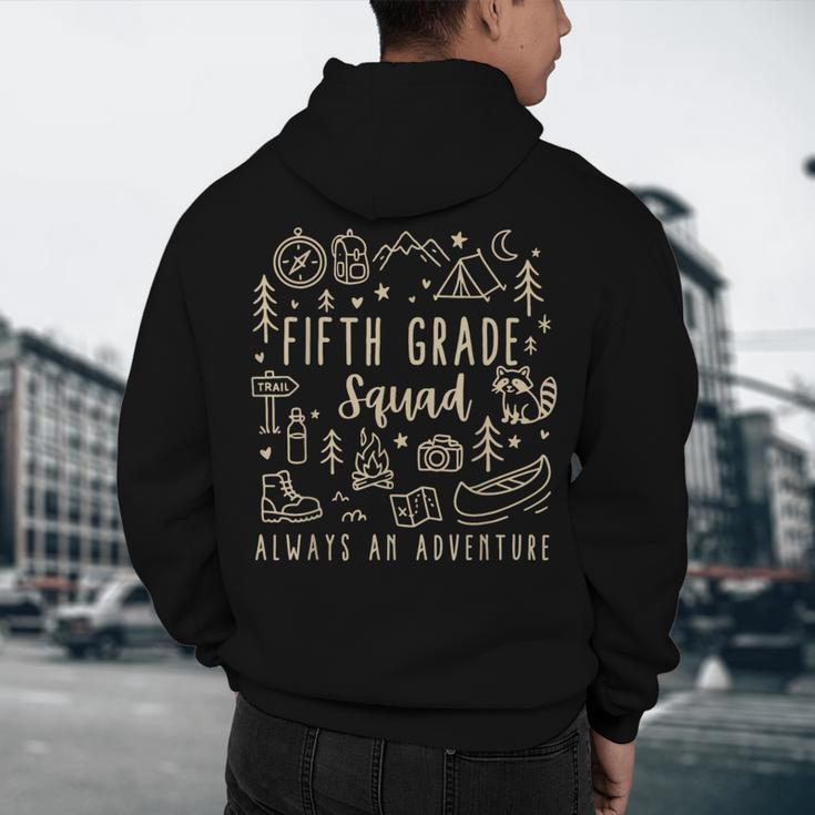 Fifth Grade Squad Adventure Camping 5th Grade Teacher Kids Men's Hoodie Back Print, novelty gifts, funny gifts Fifth Grade Squad Adventure Camping 5th Grade Teacher Kids Men's Hoodie Back Print, novelty gifts, funny gifts