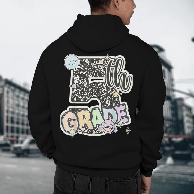 First Day Of Fifth Grade Composition Notebook Teacher Men's Hoodie Back Print, novelty gifts, funny gifts First Day Of Fifth Grade Composition Notebook Teacher Men's Hoodie Back Print, novelty gifts, funny gifts