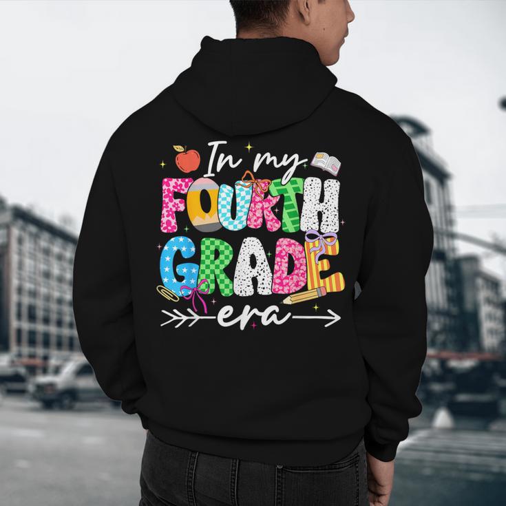 In My Fourth Grade Era 4th Grade Girl Teacher Back To School Men's Hoodie Back Print, novelty gifts, funny gifts