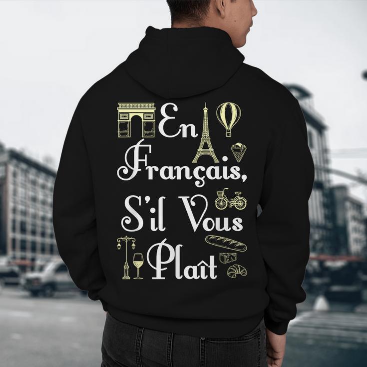 French Teacher En Francais S'Il Vous Plait End Of Year Men's Hoodie Back Print, novelty gifts, funny gifts French Teacher En Francais S'Il Vous Plait End Of Year Men's Hoodie Back Print, novelty gifts, funny gifts