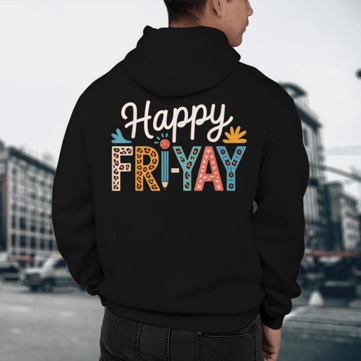 Fri-Yay Teacher Fry Yay Friday Weekend Happy Fri-Yay Men's Hoodie Back Print, novelty gifts, funny gifts Fri-Yay Teacher Fry Yay Friday Weekend Happy Fri-Yay Men's Hoodie Back Print, novelty gifts, funny gifts