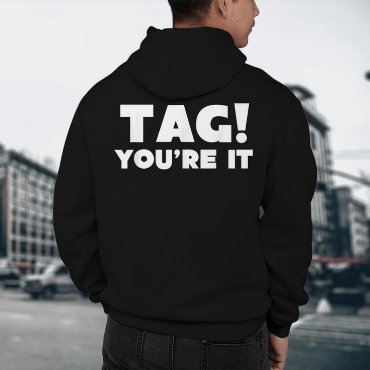 Fun Summer Tag You'Re It Teacher Vacation T-Shirt For Men Women Girls Kids Men's Hoodie Back Print, novelty gifts, funny gifts