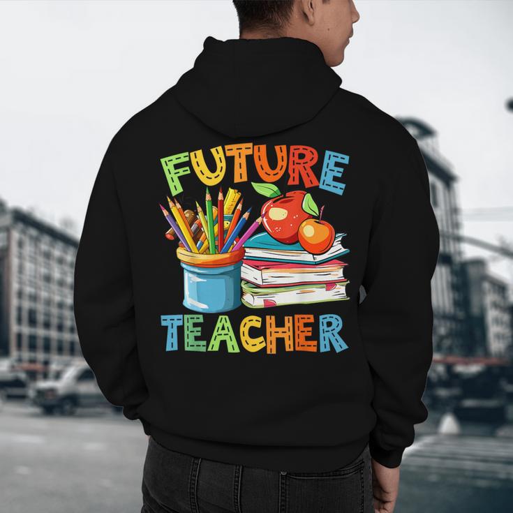 Future Teacher Costume For Kids Back To School Boy Girl Men's Hoodie Back Print, novelty gifts, funny gifts