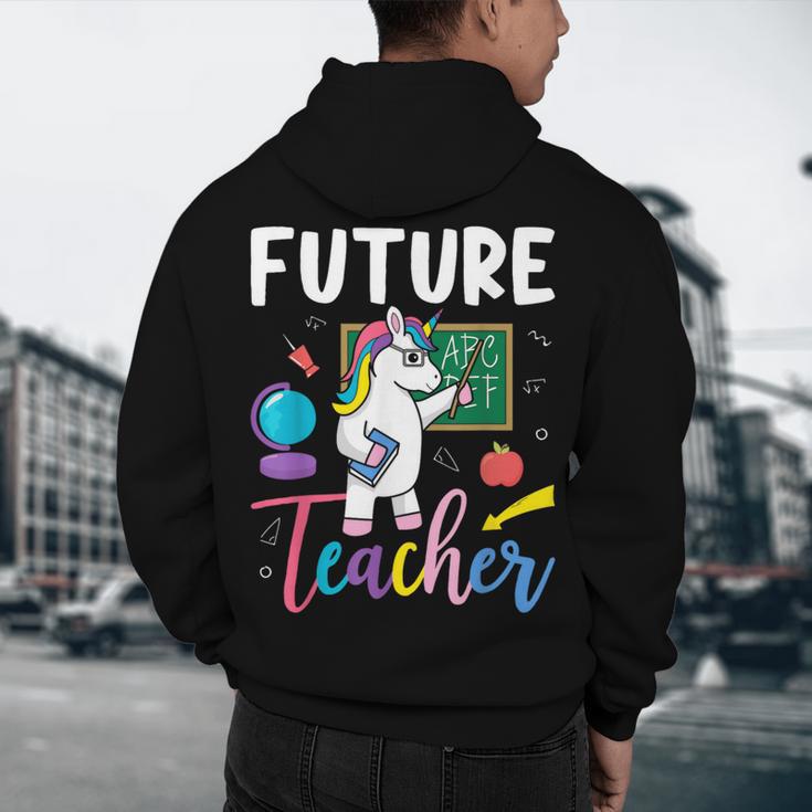 Future Teacher School Teacher Female Men's Hoodie Back Print, novelty gifts, funny gifts Future Teacher School Teacher Female Men's Hoodie Back Print, novelty gifts, funny gifts