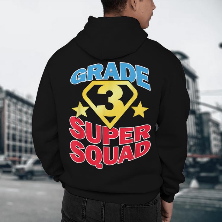 Grade 3 Super Squad Superhero Teacher Team Men Women Girls Kids Men's Hoodie Back Print, novelty gifts, funny gifts Grade 3 Super Squad Superhero Teacher Team Men Women Girls Kids Men's Hoodie Back Print, novelty gifts, funny gifts