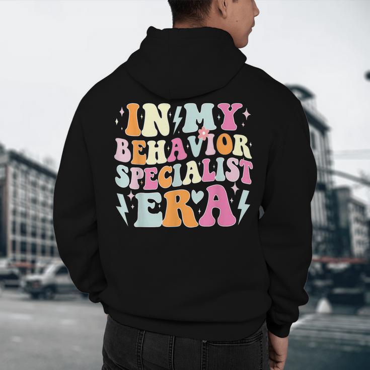 Groovy In My Behavior Specialist Era Behavior Teachers Men's Hoodie Back Print, novelty gifts, funny gifts Groovy In My Behavior Specialist Era Behavior Teachers Men's Hoodie Back Print, novelty gifts, funny gifts