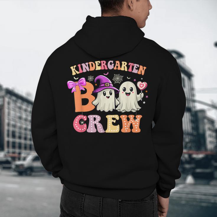 Groovy Kindergarten Boo Crew Kinder Halloween Teacher Kids Men's Hoodie Back Print, novelty gifts, funny gifts Groovy Kindergarten Boo Crew Kinder Halloween Teacher Kids Men's Hoodie Back Print, novelty gifts, funny gifts