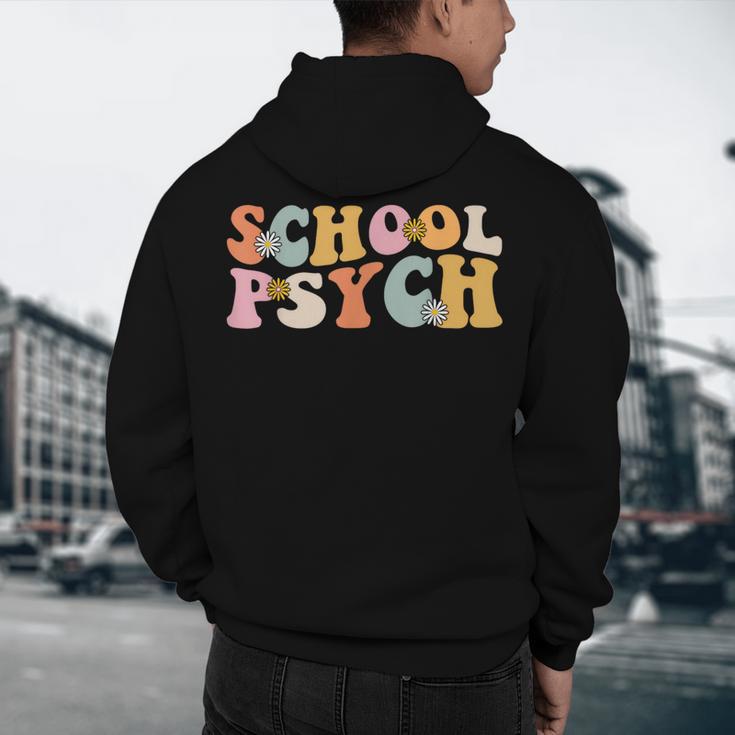 Groovy Retro School Psych Teacher School Psychologist For Men Women Girls Kids Men's Hoodie Back Print, novelty gifts, funny gifts Groovy Retro School Psych Teacher School Psychologist For Men Women Girls Kids Men's Hoodie Back Print, novelty gifts, funny gifts