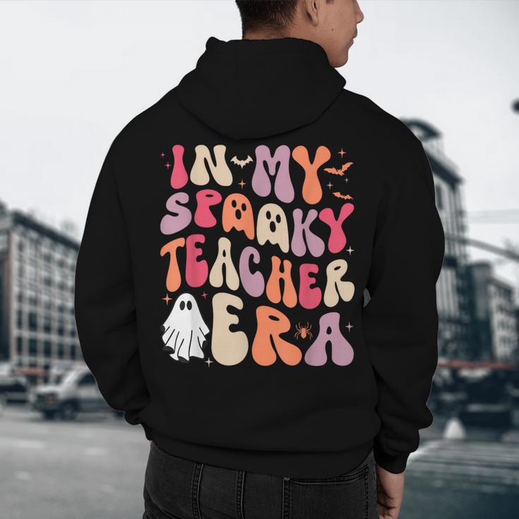 Groovy In My Spooky Teacher Era Halloween Party Boo Men's Hoodie Back Print, novelty gifts, funny gifts Groovy In My Spooky Teacher Era Halloween Party Boo Men's Hoodie Back Print, novelty gifts, funny gifts