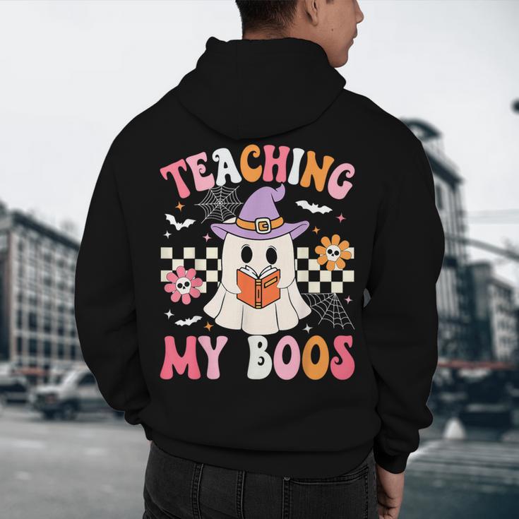 Groovy Teaching My Boos Teacher Ghost Halloween Teacher Men's Hoodie Back Print, novelty gifts, funny gifts Groovy Teaching My Boos Teacher Ghost Halloween Teacher Men's Hoodie Back Print, novelty gifts, funny gifts