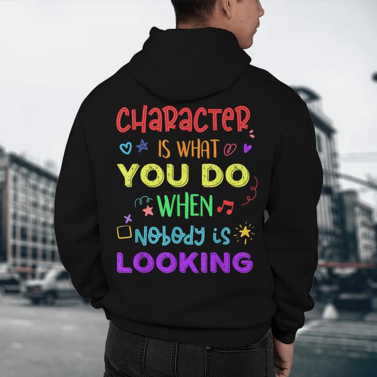 Growth Mindset Teacher Positive Message Inspirational Quote Men's Hoodie Back Print, novelty gifts, funny gifts