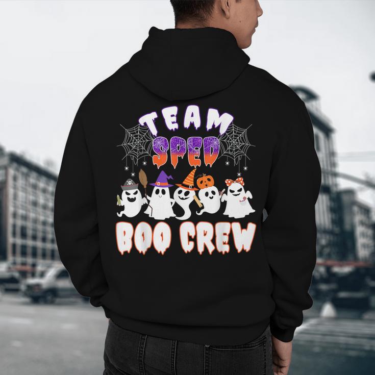 Halloween Costume Team SPED Teacher Special Education Men's Hoodie Back Print, novelty gifts, funny gifts