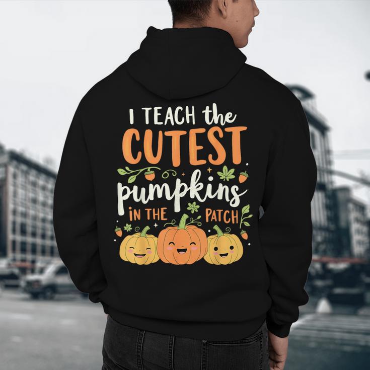 Halloween Teacher I Teach The Cutest Pumpkins In The Patch Men's Hoodie Back Print, novelty gifts, funny gifts Halloween Teacher I Teach The Cutest Pumpkins In The Patch Men's Hoodie Back Print, novelty gifts, funny gifts