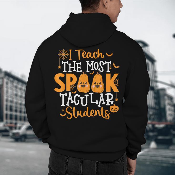 Halloween Teacher I Teach The Most Spooktacular Students Men Women Men's Hoodie Back Print, novelty gifts, funny gifts Halloween Teacher I Teach The Most Spooktacular Students Men Women Men's Hoodie Back Print, novelty gifts, funny gifts