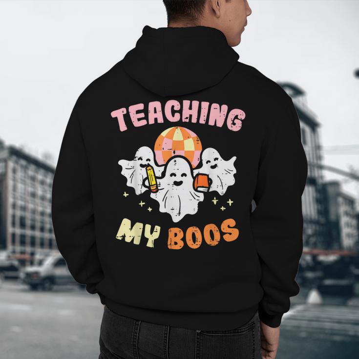 Halloween Teacher Teaching My Boos Costume Teacher Men Women Men's Hoodie Back Print, novelty gifts, funny gifts Halloween Teacher Teaching My Boos Costume Teacher Men Women Men's Hoodie Back Print, novelty gifts, funny gifts