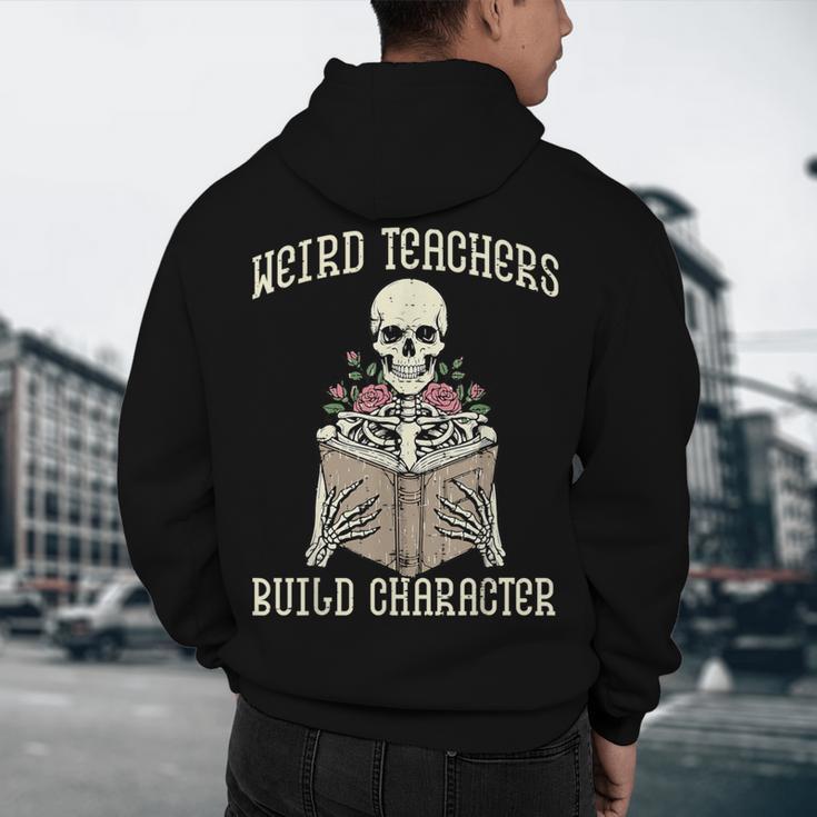 Halloween Weird Teachers Build Character Costume Men Women Men's Hoodie Back Print, novelty gifts, funny gifts Halloween Weird Teachers Build Character Costume Men Women Men's Hoodie Back Print, novelty gifts, funny gifts