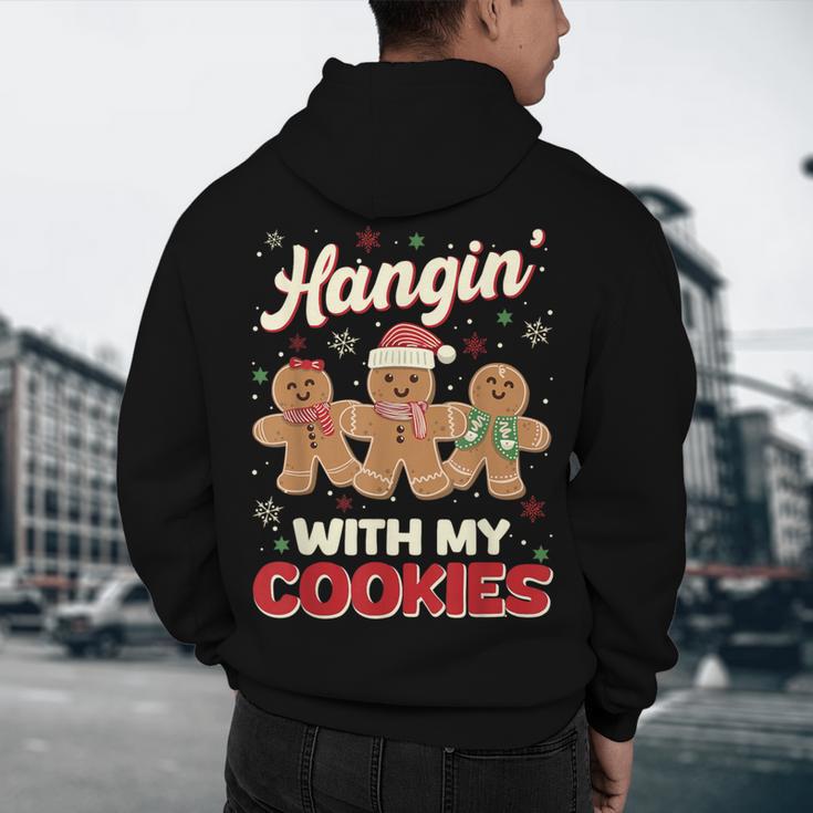 Hangin With My Cookies Gingerbread Man Xmas Teacher Men's Hoodie Back Print, novelty gifts, funny gifts Hangin With My Cookies Gingerbread Man Xmas Teacher Men's Hoodie Back Print, novelty gifts, funny gifts