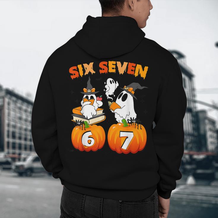 Haunted By 67 Boo Ghost Pumpkin Halloween Teacher Men's Hoodie Back Print, novelty gifts, funny gifts Haunted By 67 Boo Ghost Pumpkin Halloween Teacher Men's Hoodie Back Print, novelty gifts, funny gifts