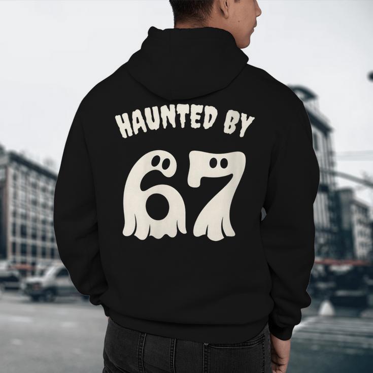 Haunted By 67 Teacher Halloween 6 7 Shirt Men's Hoodie Back Print, novelty gifts, funny gifts Haunted By 67 Teacher Halloween 6 7 Shirt Men's Hoodie Back Print, novelty gifts, funny gifts