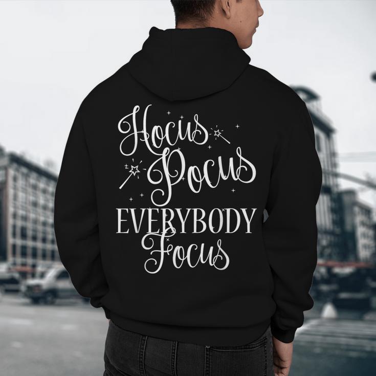 Hocus Pocus Everybody Focus Teacher Halloween Shirt Men's Hoodie Back Print, novelty gifts, funny gifts Hocus Pocus Everybody Focus Teacher Halloween Shirt Men's Hoodie Back Print, novelty gifts, funny gifts