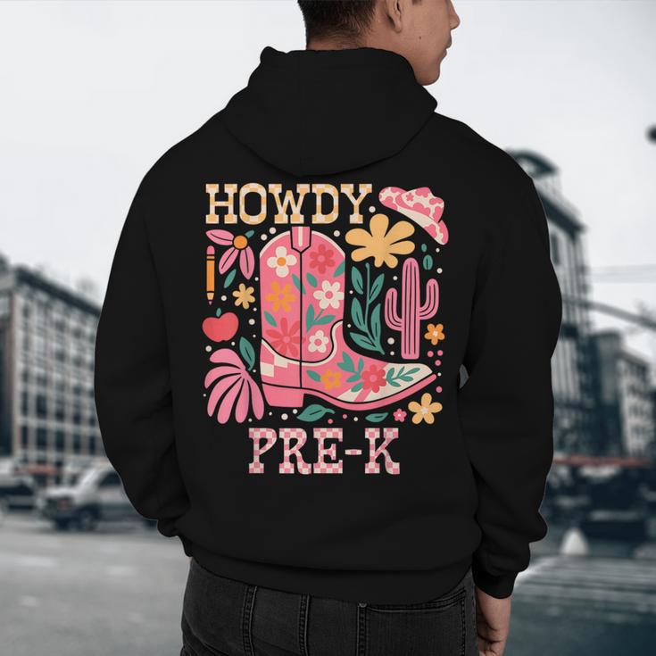 Howdy Pre-K Cowgirls Teacher Back To School Men's Hoodie Back Print, novelty gifts, funny gifts Howdy Pre-K Cowgirls Teacher Back To School Men's Hoodie Back Print, novelty gifts, funny gifts