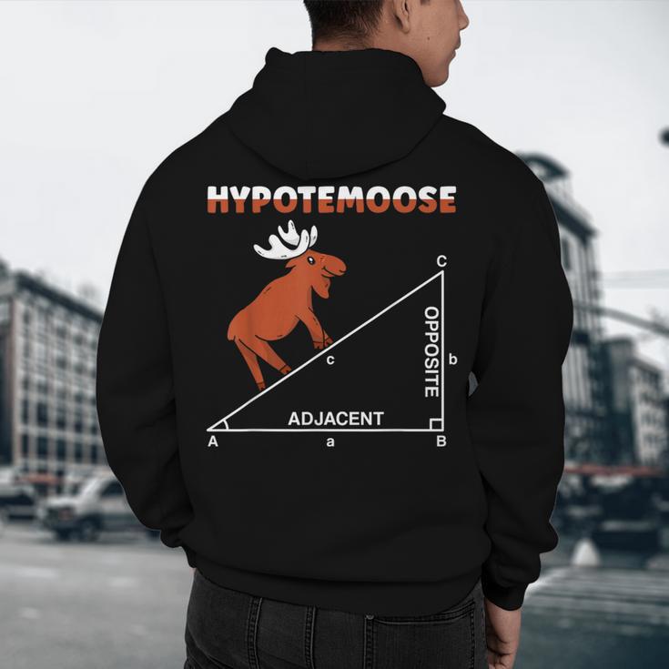 Hypotemoose Mathematics Teacher Mathematician Math Geek Men's Hoodie Back Print, novelty gifts, funny gifts