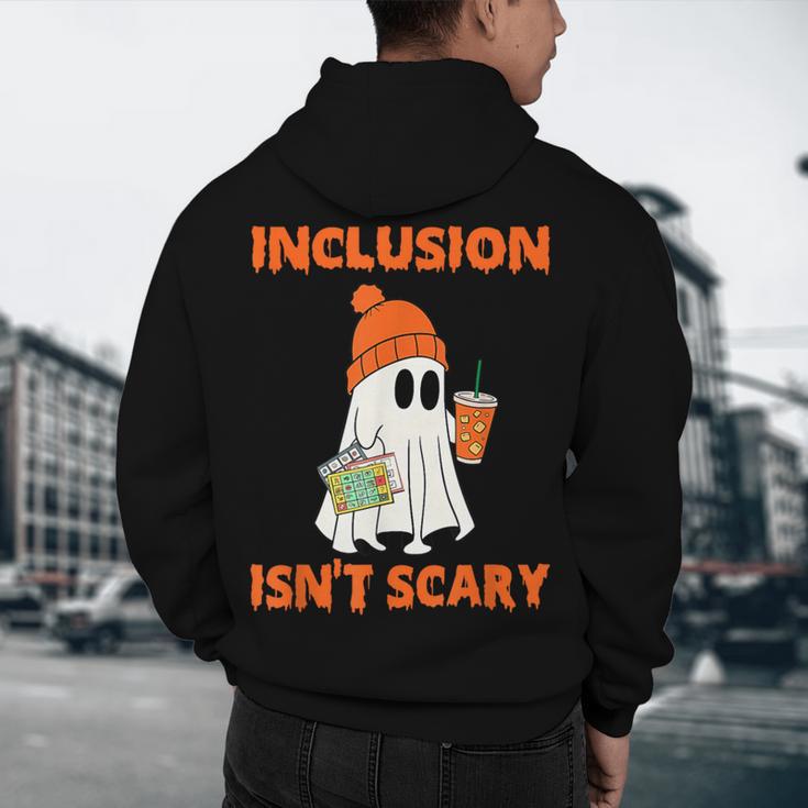 Inclusion Isn't Scary Shirt Halloween SLP Sped Teacher Men's Hoodie Back Print, novelty gifts, funny gifts Inclusion Isn't Scary Shirt Halloween SLP Sped Teacher Men's Hoodie Back Print, novelty gifts, funny gifts