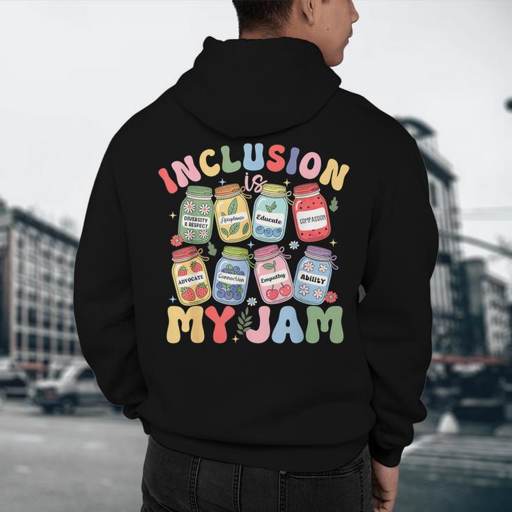 Inclusion Is My Jam SPED Teacher Special Education Life Men's Hoodie Back Print, novelty gifts, funny gifts Inclusion Is My Jam SPED Teacher Special Education Life Men's Hoodie Back Print, novelty gifts, funny gifts