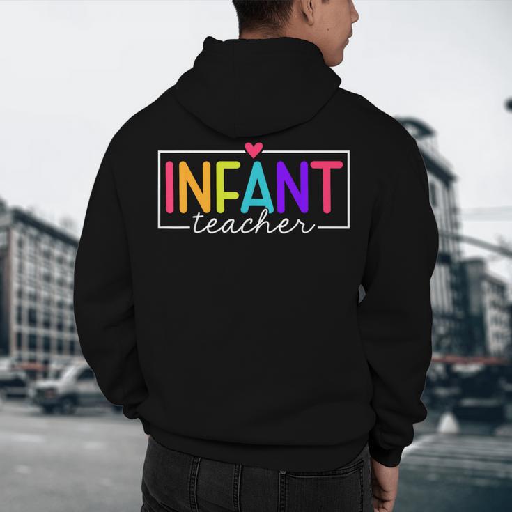 Infant Teacher Daycare Provider Childcare Teacher Men's Hoodie Back Print, novelty gifts, funny gifts Infant Teacher Daycare Provider Childcare Teacher Men's Hoodie Back Print, novelty gifts, funny gifts