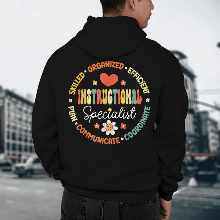 Instructional Specialist School Cute Academic Teacher Men's Hoodie Back Print, novelty gifts, funny gifts Instructional Specialist School Cute Academic Teacher Men's Hoodie Back Print, novelty gifts, funny gifts