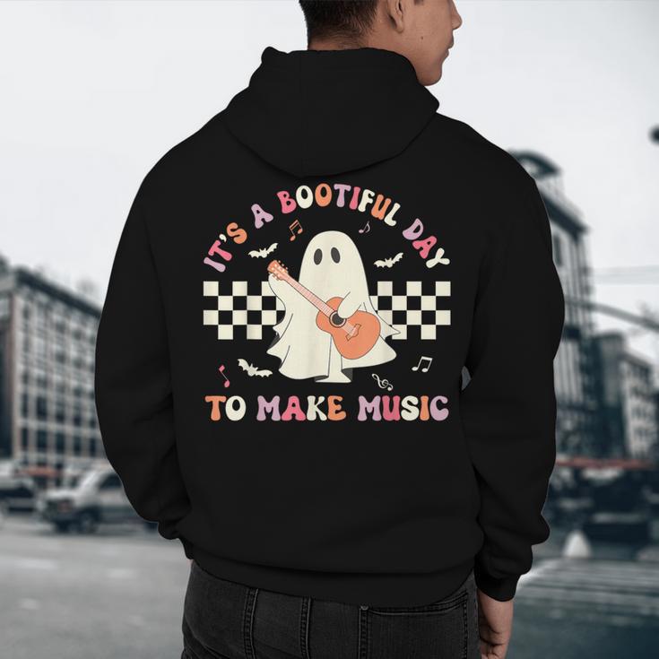 It's A Bootiful Day To Make Music Teacher Musician Halloween For Men Women Kids Men's Hoodie Back Print, novelty gifts, funny gifts It's A Bootiful Day To Make Music Teacher Musician Halloween For Men Women Kids Men's Hoodie Back Print, novelty gifts, funny gifts