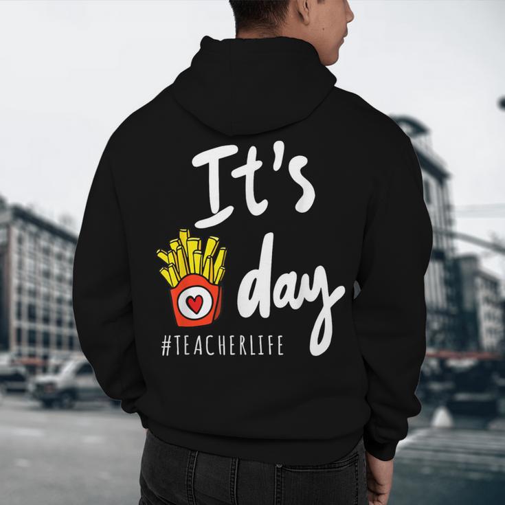 It's Fry Day Teacher Life Men's Hoodie Back Print, novelty gifts, funny gifts It's Fry Day Teacher Life Men's Hoodie Back Print, novelty gifts, funny gifts