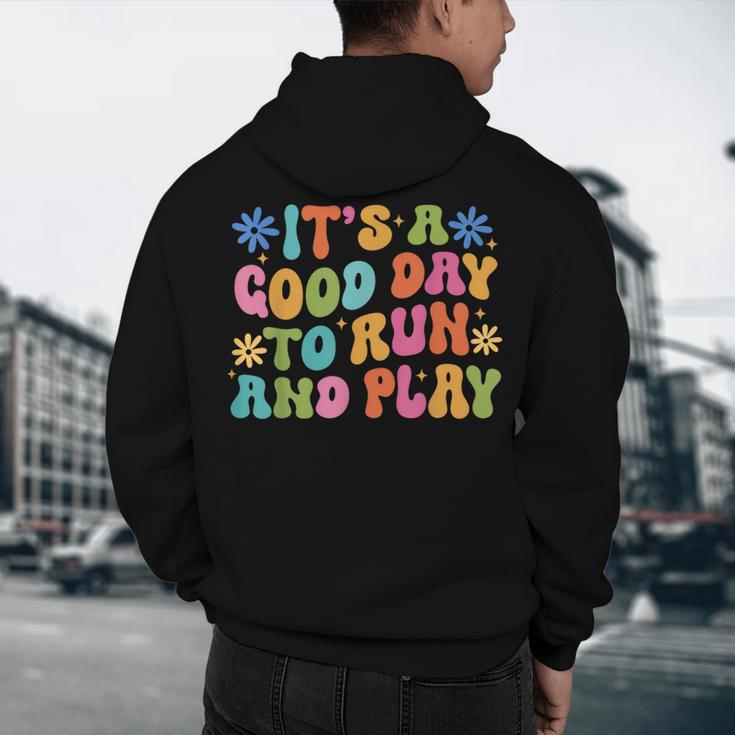 Its A Good Day To Run And Play PE Teacher Physical Education Men's Hoodie Back Print, novelty gifts, funny gifts Its A Good Day To Run And Play PE Teacher Physical Education Men's Hoodie Back Print, novelty gifts, funny gifts