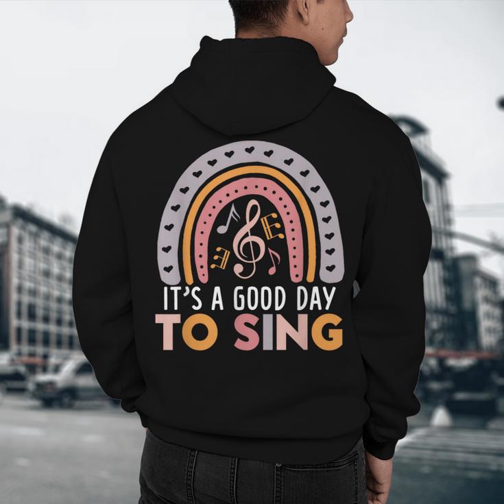It's A Good Day To Sing Back To School Music Teacher Men's Hoodie Back Print, novelty gifts, funny gifts It's A Good Day To Sing Back To School Music Teacher Men's Hoodie Back Print, novelty gifts, funny gifts
